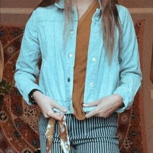 Pacsun light blue jean jacket